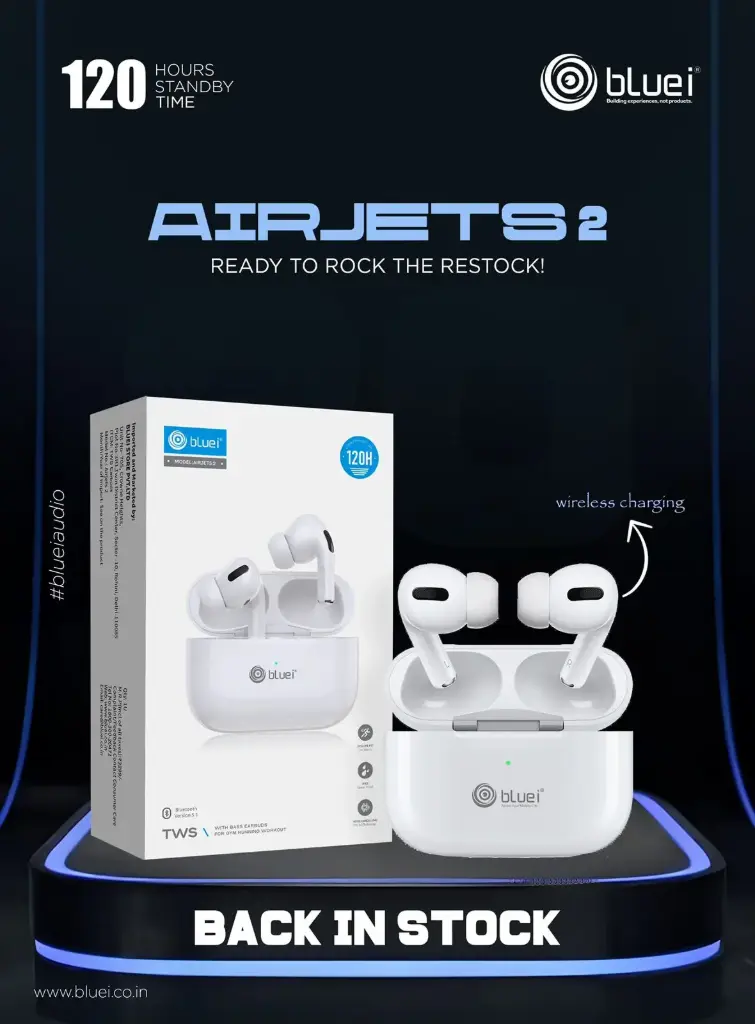 Bluei- Airjets 2 True Wireless Earbuds