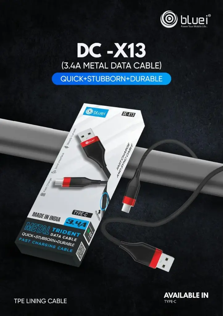 Bluei-DC-X13 (TypeC) Metal Cable
