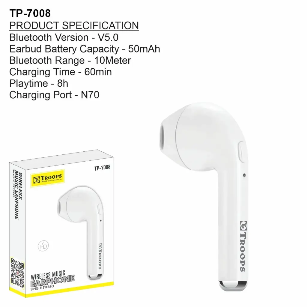 TP-7008 CLOSE  WIRELESS HEADSET I7