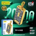 TP-1162  20000MAH YM-713 SLIM METAL PO BANK 6M GRNTY