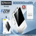 TP-1171  10000MAH 5IN1 BUILT IN CABLE PO BANK 6M GRNTY