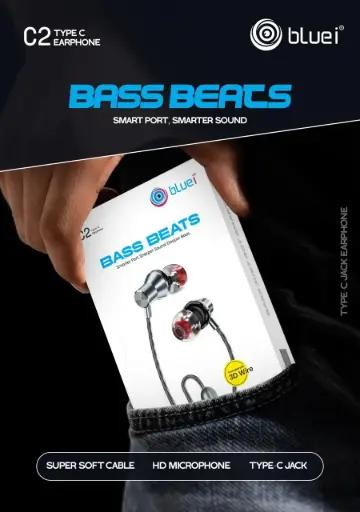 Bluei-C2 Type C Jack High Quality Stereo Sound H/F