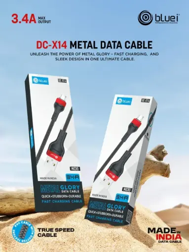 Blue i- DC - X14 (Micro) Metal Cable