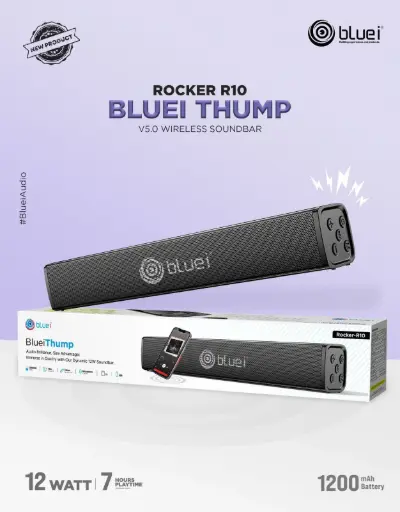 Bluei-Rocker-R10 Thump Soundbar Speaker