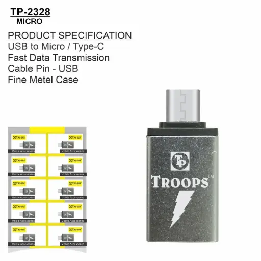 TP-2328  OTG+S3 METAL TUKDI POLY NON GRNTY