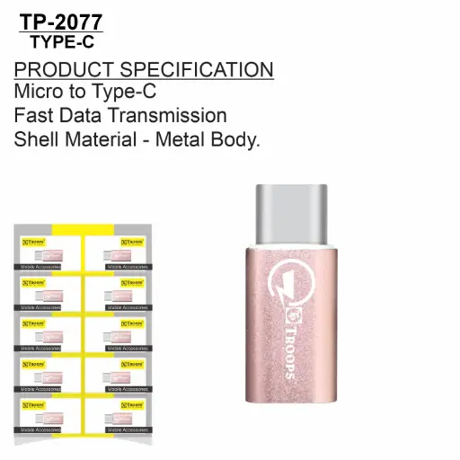TP-2077 CLOSE  S3+TYPE C TUKDI METAL NO WRANTY
