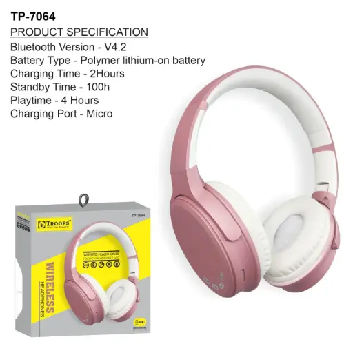 TP-7064 CLOSE  WIRELESS HEADPHONES (LBS-50)