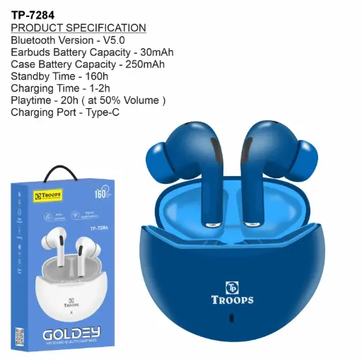 TP-7284  160H STANDBY TIME GOLDEY DEEP BASS TWS